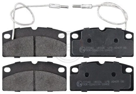 Гальмівні колодки, дискове гальмо (набір) A.B.S. 37340