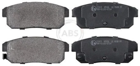 Гальмівні колодки, дискове гальмо (набір) A.B.S. 37419