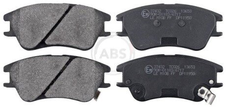 Гальмівні колодки, дискове гальмо (набір) A.B.S. 37432
