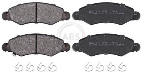 Гальмівні колодки, дискове гальмо (набір) A.B.S. 37470