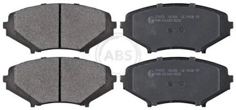 Гальмівні колодки, дискове гальмо (набір) A.B.S. 37472