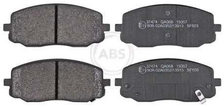 Гальмiвнi колодки дисковi A.B.S. 37474