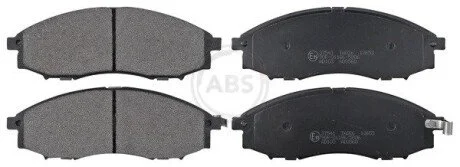 Гальмівні колодки, дискове гальмо (набір) A.B.S. 37541