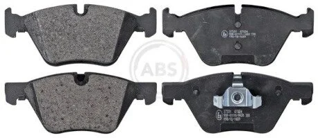 Комплект тормозных колодок, дисковый тормоз A.B.S. 37551