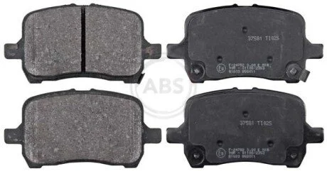 Гальмівні колодки, дискове гальмо (набір) A.B.S. 37581