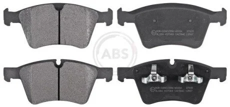 Комплект тормозных колодок, дисковый тормоз A.B.S. 37605