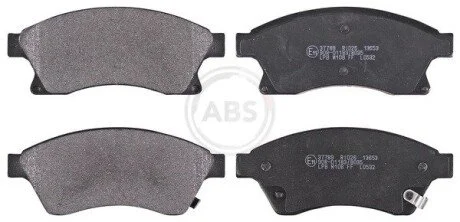Гальмівні колодки перед. Aveo 11-/Astra J 09- (Bosch) A.B.S. 37789