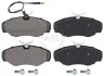 Гальмівні колодки, дискове гальмо (набір) 37874
