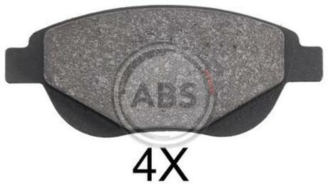 Тормозные колодки дисковые (1 к-т) A.B.S. 37885 (фото 1)