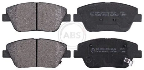 Гальмiвнi колодки дисковi A.B.S. 37951