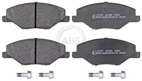 Колодка торм. диск. SKODA FABIA 1.2-1.6 2007-2014, VW POLO 1.6 2010- передн. (ABS) A.B.S. 37957