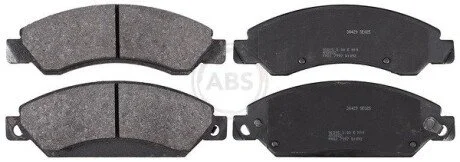 Гальмівні колодки, дискове гальмо (набір) A.B.S. 38429