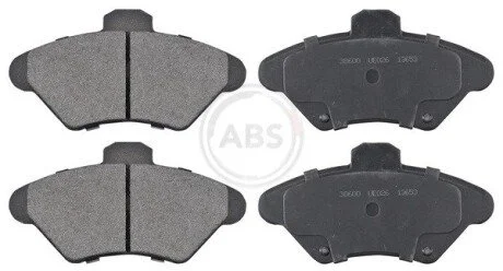 Гальмівні колодки, дискове гальмо (набір) A.B.S. 38600