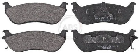 Гальмівні колодки, дискове гальмо (набір) A.B.S. 38674