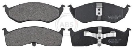 Гальмівні колодки, дискове гальмо (набір) A.B.S. 38730
