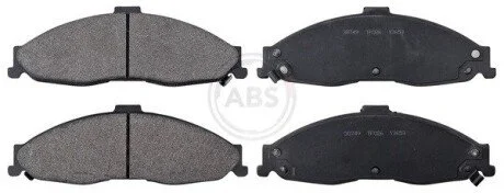 Гальмівні колодки, дискове гальмо (набір) A.B.S. 38749