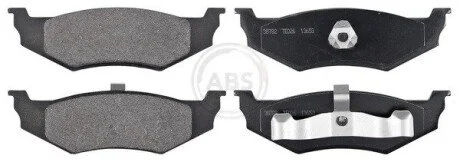 Гальмівні колодки, дискове гальмо (набір) A.B.S. 38782