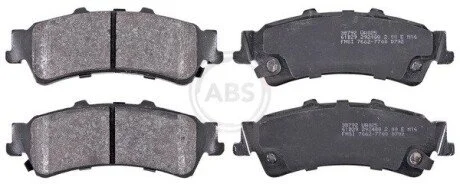 Гальмівні колодки, дискове гальмо (набір) A.B.S. 38792