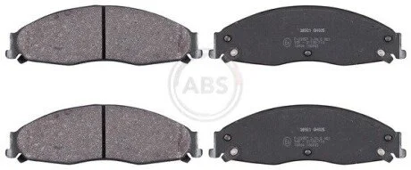 Гальмівні колодки, дискове гальмо (набір) A.B.S. 38921