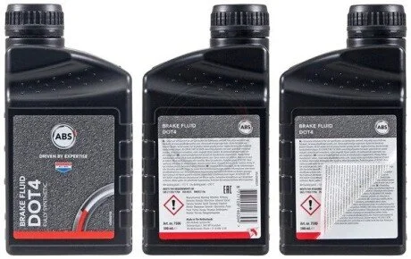 Гальмiвна рiдина DOT-4 0.5L A.B.S. 7500