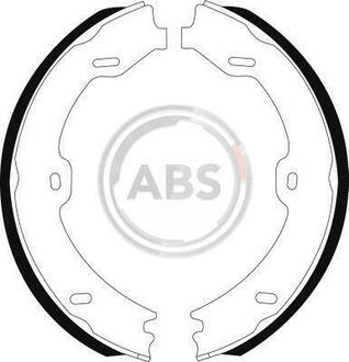 Колодки гальмівні ABS A.B.S. 9141