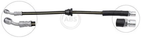 Шланг тормозной Chevrolet Lacetti 05-, DAEWOO NUBIRA 97- передн. (ABS) A.B.S. SL4945