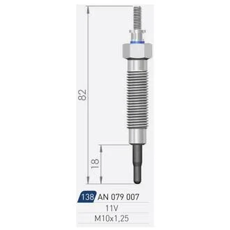 Свічка розжарювання A-N PARTS 079 007