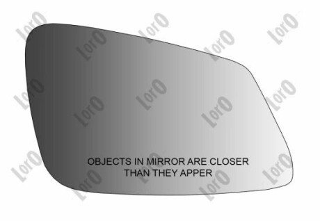 Скло дзеркала (з підігрівом) BMW 1 (F20/F21)/3 (F30/F31)/5 (F10/F11) 09- (R) ABAKUS 0401G12