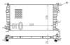 Радіатор охолодження Nissan Primera 1.6-2.0 16V 96-02 ABAKUS 0420170059B (фото 2)