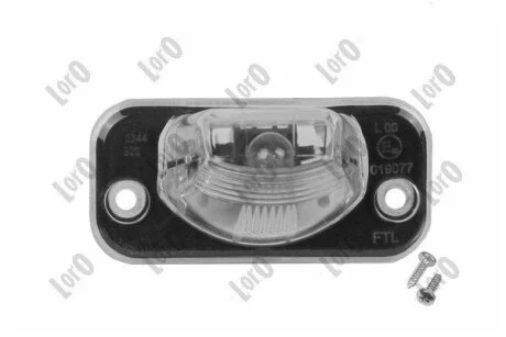 OSWIETLENIE TABLICY REJ.VW T4 90-03/+ŻAR ABAKUS 05344905