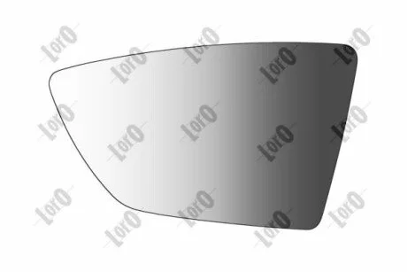 Скло дзеркала (з підігрівом) Seat Leon/Ibiza 1.0-2.0 TDI 12- (L) ABAKUS 3431G01