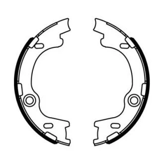 Тормозные колодки, барабанные ABE C00325ABE
