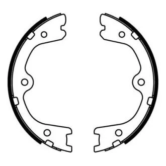 Тормозные колодки, барабанные ABE C01062ABE