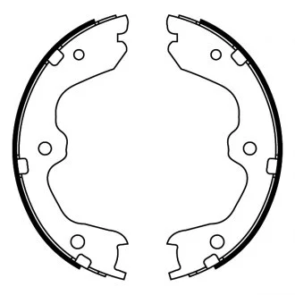 Тормозные колодки, барабанные ABE C01067ABE