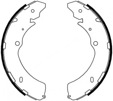 Тормозные колодки, барабанные ABE C09009ABE