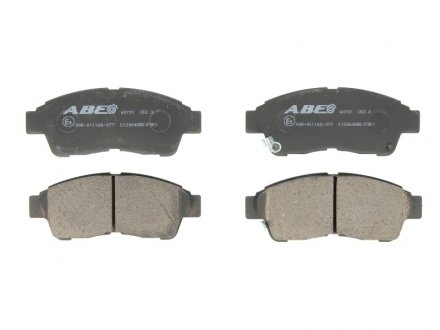 Комплект тормозных колодок, дисковый тормоз ABE C12064ABE
