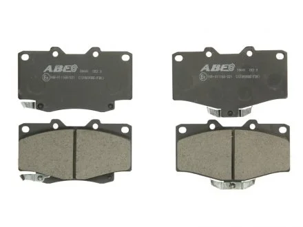 Тормозные колодки, дисковые ABE C12089ABE