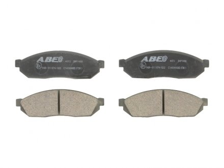 Тормозные колодки, дисковые ABE C14004ABE (фото 1)