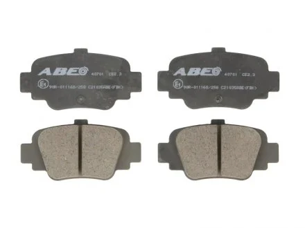 Тормозные колодки, дисковые ABE C21035ABE