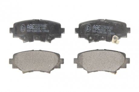 Тормозные колодки, дисковые ABE C23020ABE (фото 1)