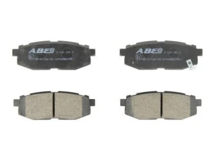Тормозные колодки, дисковые ABE C27004ABE