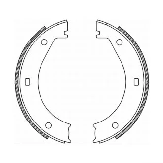Тормозные колодки, барабанные ABE CRB005ABE
