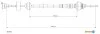 Трос зчеплення CITROEN Berlingo all gear BE 4R mod.03-/Partner all gear BE4 mod.03- 07.0179