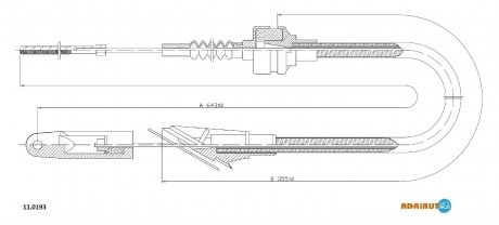 Трос зчеплення ADRIAUTO 11.0193