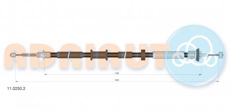 Трос зупиночних гальм ADRIAUTO 11.0250.2
