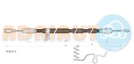Тросик стояночного тормоза ADRIAUTO 13.0217.2