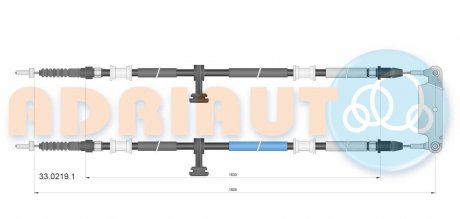 Трос зупиночних гальм ADRIAUTO 33.0219.1