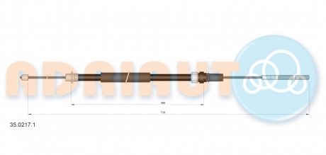 Тросик ADRIAUTO 35.0217.1