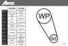 VW К-кт ГРМ (Помпа с прокл.+ремень) PASSAT B7 11-14, GOLF VI 09-11, AUDI A3 Sportback 08-13, AUDI A5 07-17, SKODA OCTAVIA II 07-13 AIRTEX WPK-189201 (фото 2)