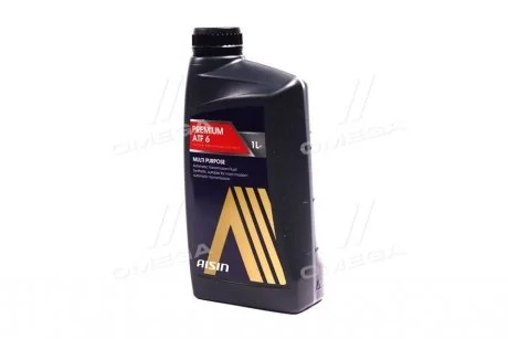 Масло трансмиссионное PREMIUM ATF6 1л AISIN ATF-92001